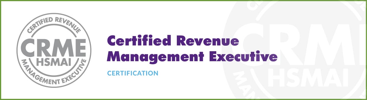 CRME Certification for Hotel Revenue Managers